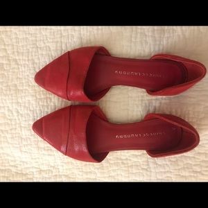 Chinese Laundry Red Flats 8.